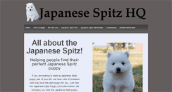 Desktop Screenshot of japanesespitzhq.com